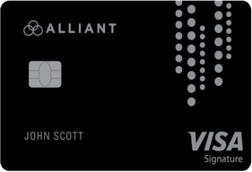 Sample image of an Alliant Visa® Signature Card